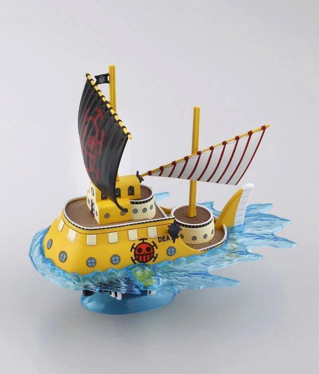Bandai One Piece Trafalgar Law Submarine Ship Model - Color-Coded Plastic Kit From Anime