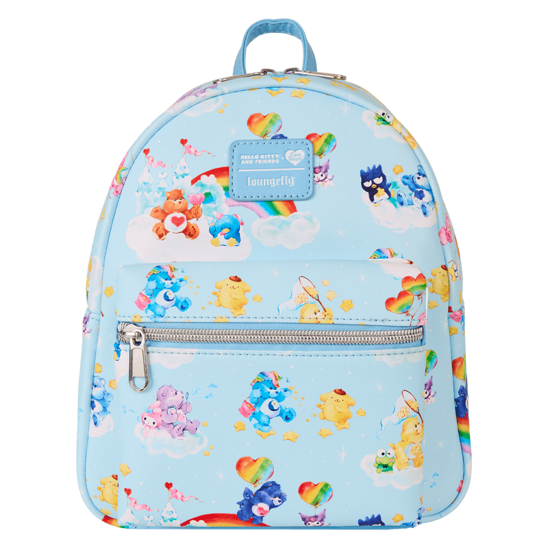 Loungefly ケアベア レインボー ミニバックパック NWT Loungefly Care Bears Rainbow Colorful Mini Backpack | eBay