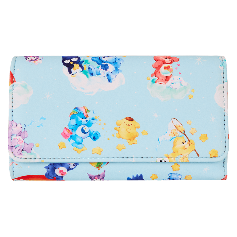 HELLO KITTY X CARE BEARS LOUNGEFLY BACKPACK, WALLET, AND LANYARD Loungefly Hello Kitty & Friends x Care Bears Mini Backpack  main image 2