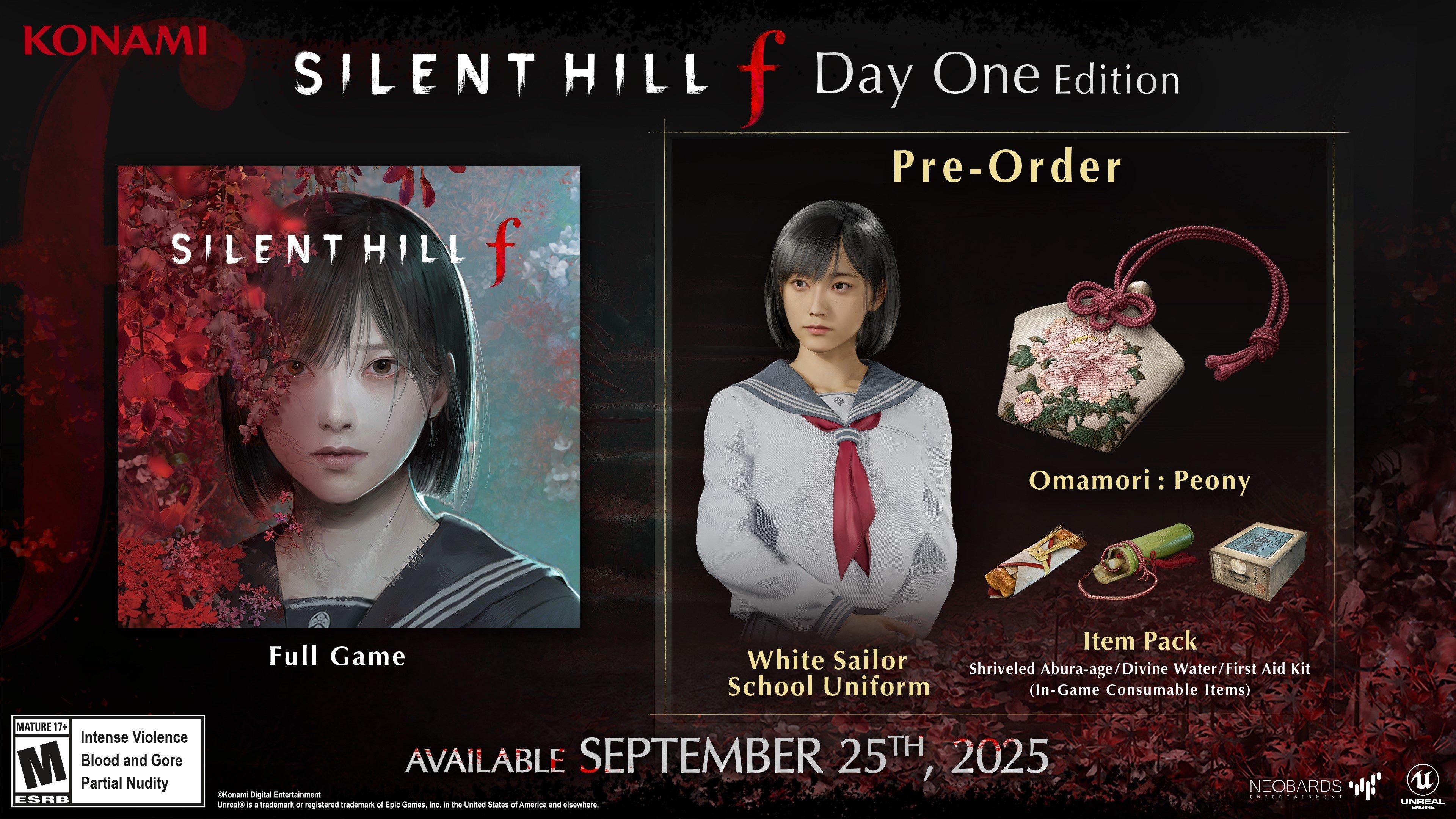 サイレントヒルf ダミージャケット4枚＋A4POP SILENT HILL f