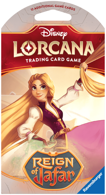 lorcana booster box how many packs are in a Disney Lorcana TCG including 6 common cards Disney Lorcana: Reign of Jafar