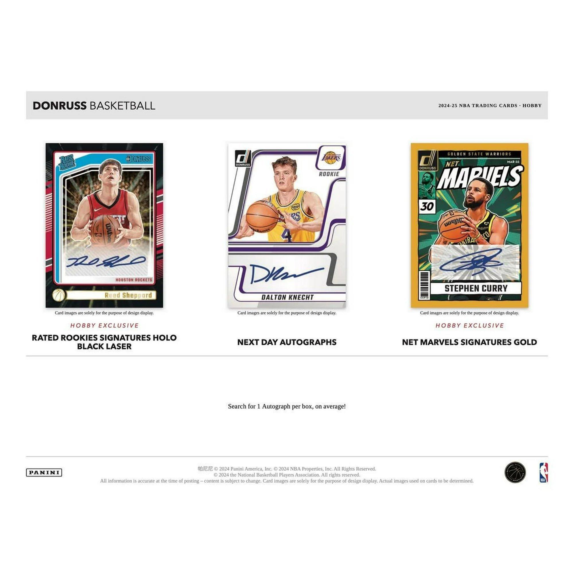 2024-25 Donruss NBA Basketball Hobby Box