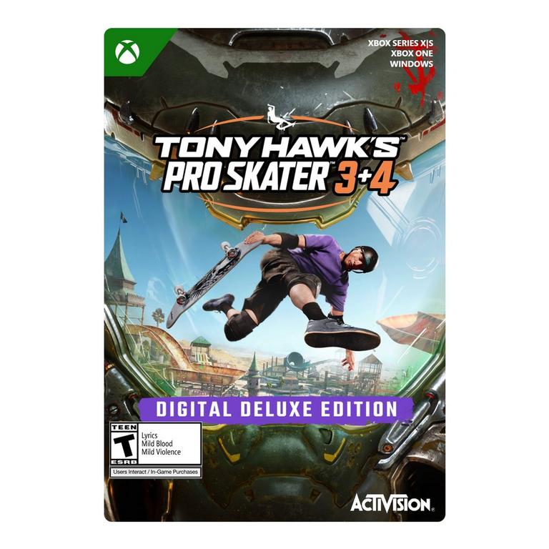 Tony Hawk's Pro Skater 3 and 4 Digital Deluxe Edition - Xbox Series X/S, Xbox One, and Windows Digital Code