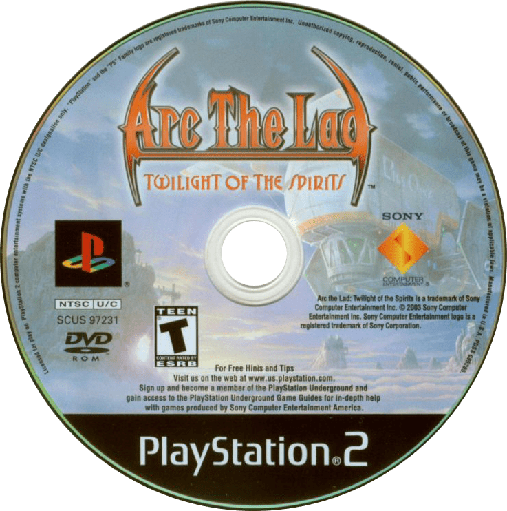 Arc the Lad Twilight of Spirits - PlayStation 2