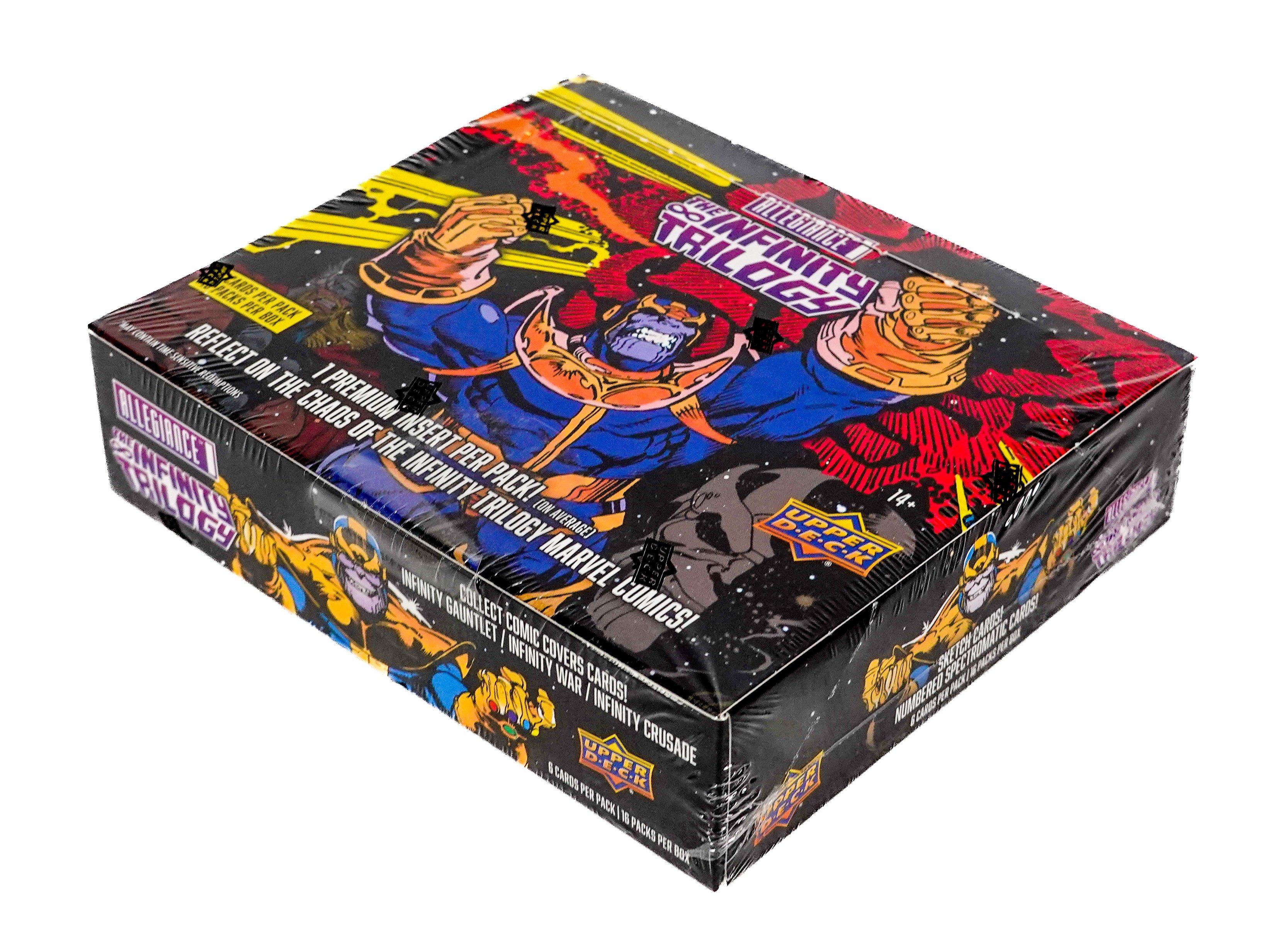 2023 Upper Deck Marvel Allegiance: The Infinity Trilogy Hobby Box (16 Pack)