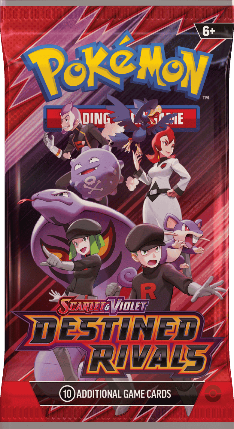 英語版 ポケモン DESTINED RIVALS ブースターパック　8パック Destined Rivals Booster Pack - SV10: Destined Rivals