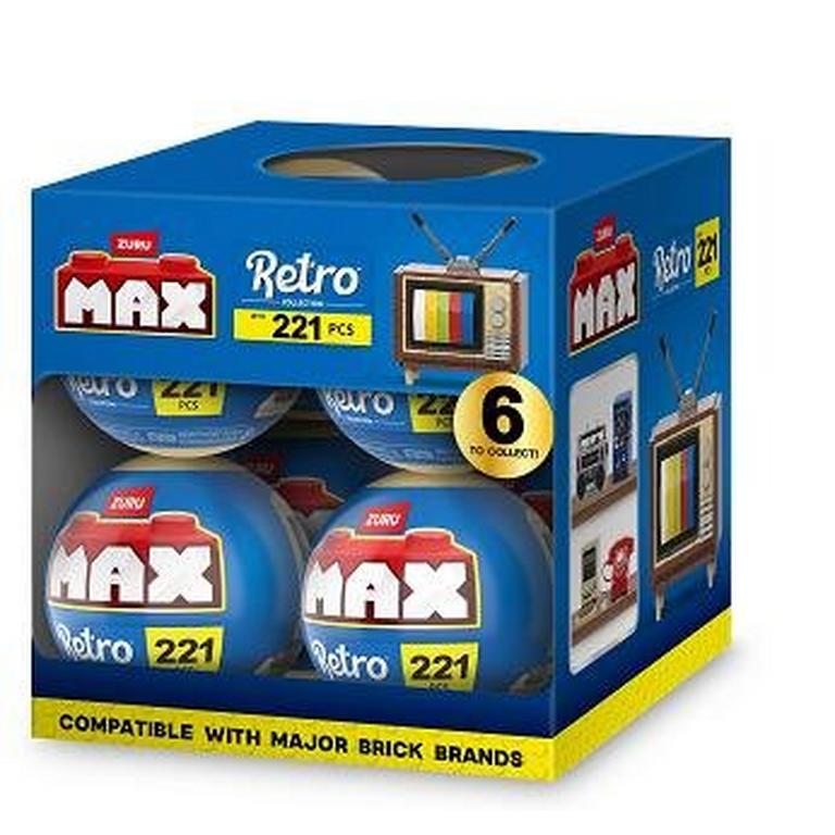 MAX Build More Premium Retro Building Bricks Capsule (Styles May Vary)