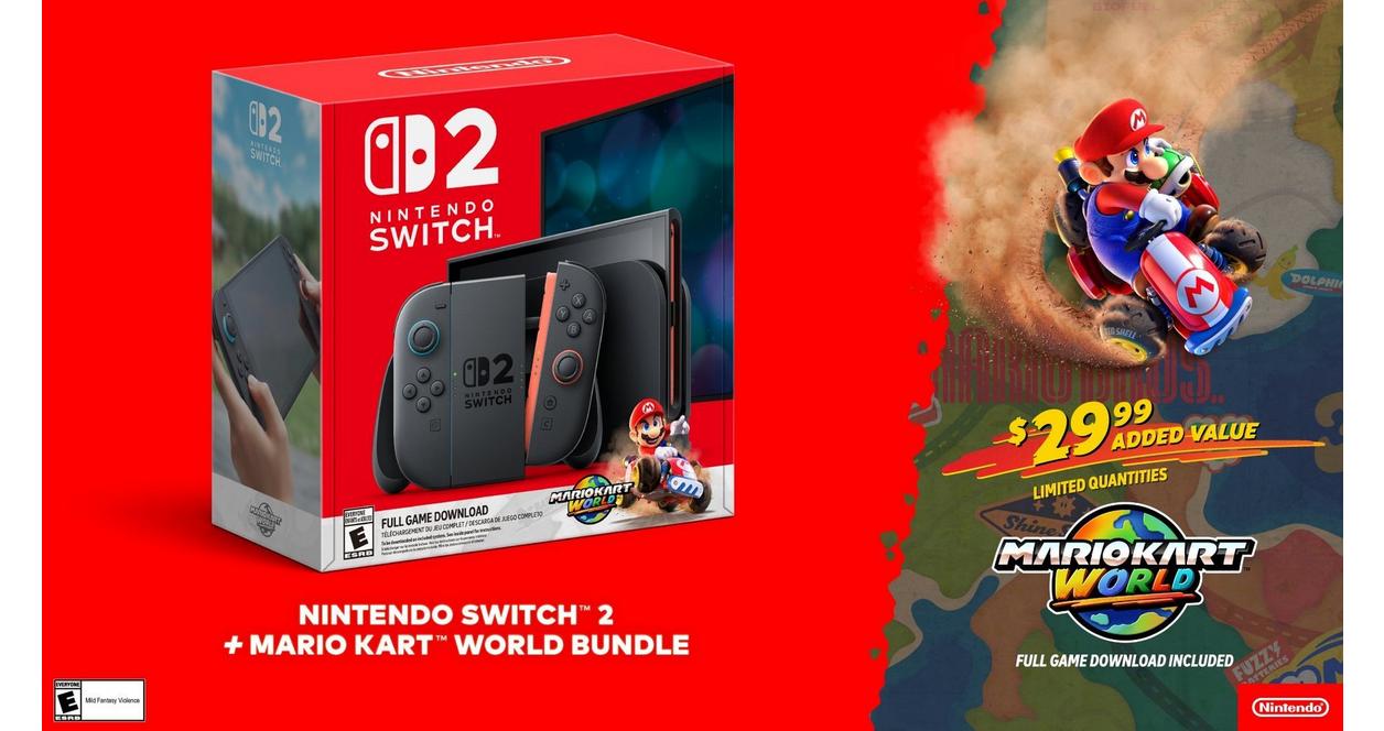Nintendo Switch 2 Console: Mario Kart World Bundle | GameStop