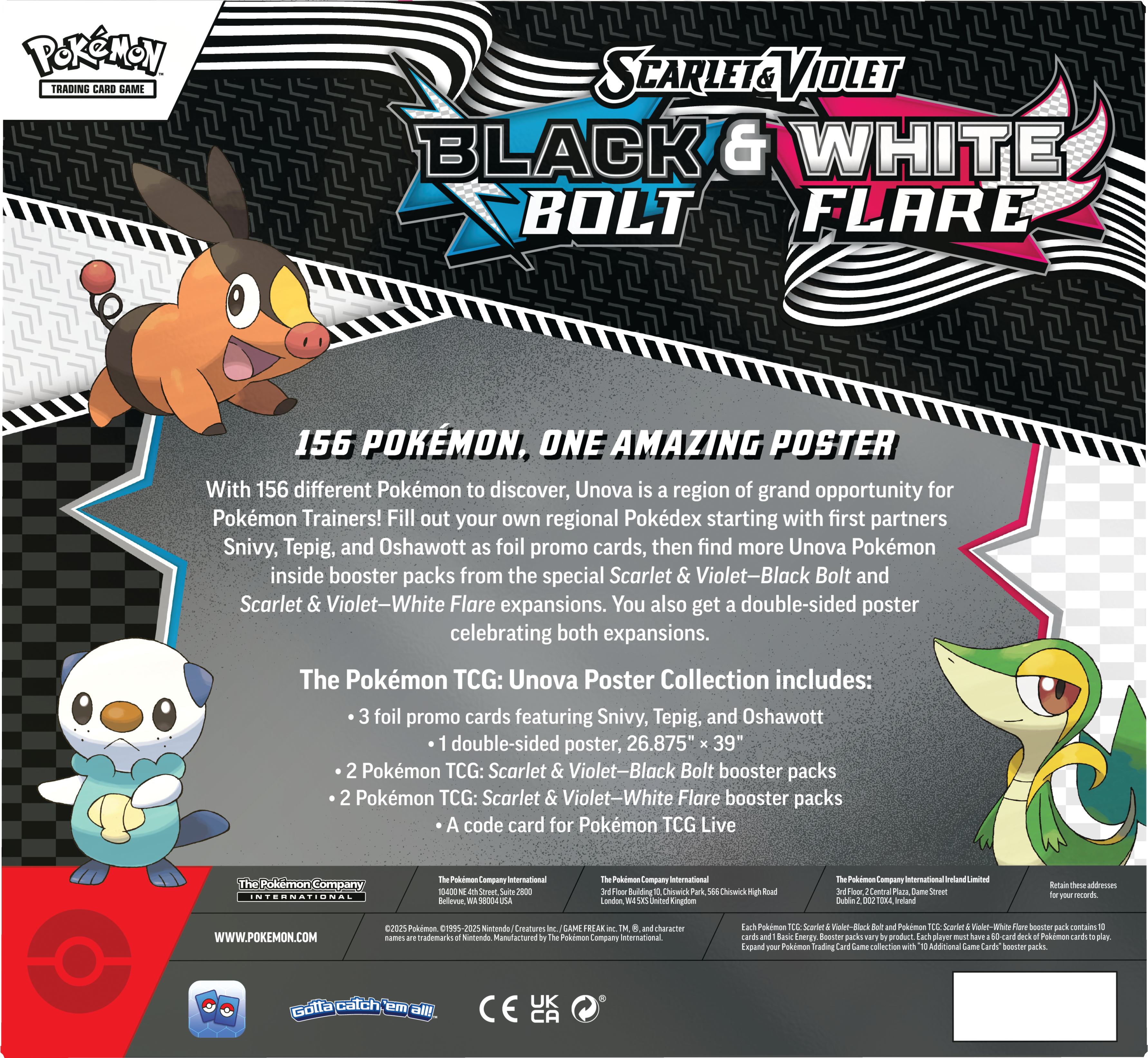 Pokemon Trading Card Game: Unova Poster Collection