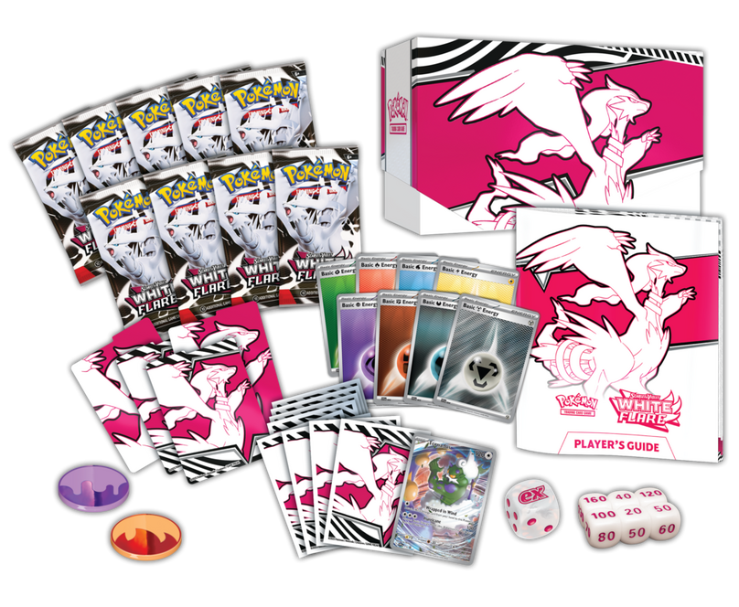 white flare pokemon cards Elite Trainer Box Sammy's Card Shop As you fill out your Pokdex Pokmon TCG: Scarlet & VioletWhite