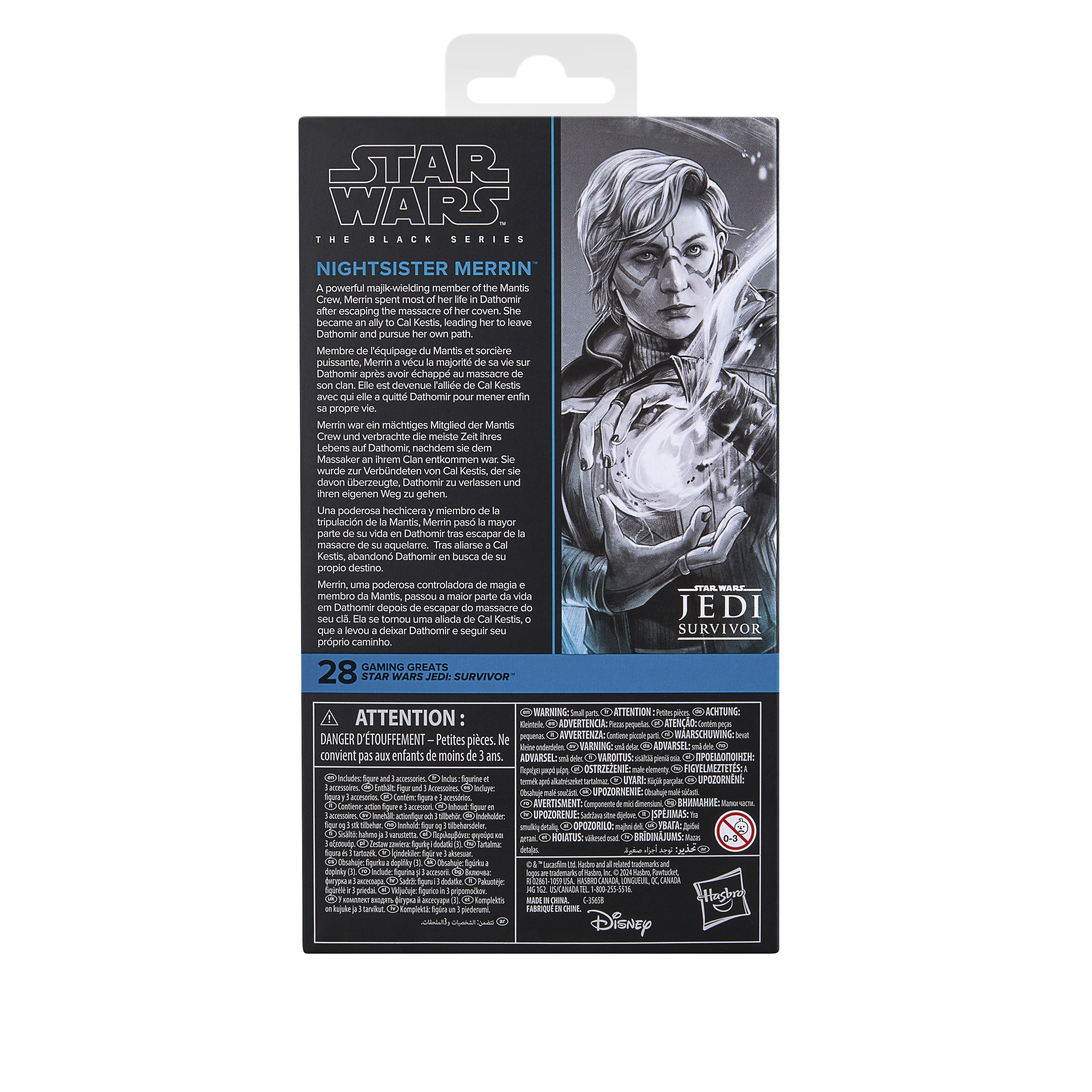 Hasbro Star Wars: Jedi Survivor Nightsister Merrin (The Black Series) 6-in Action Figure