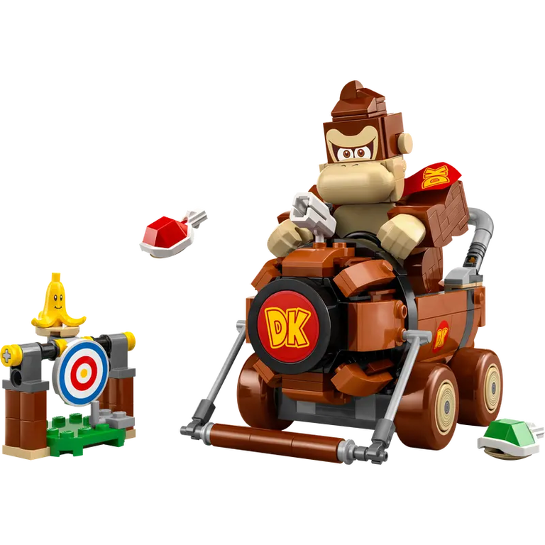 LEGO Super Mario Mario Kart Donkey Kong and DK Jumbo Building Toy
