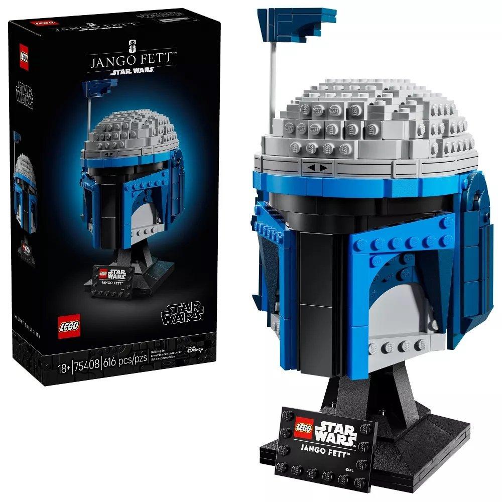 LEGO Star Wars Jango Fett Helmet Model Building Kit 75408