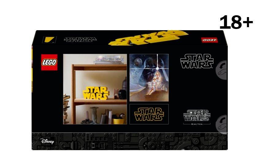 LEGO Star Wars Brick-Built Star Wars Logo Building Kit 75407 (Ages