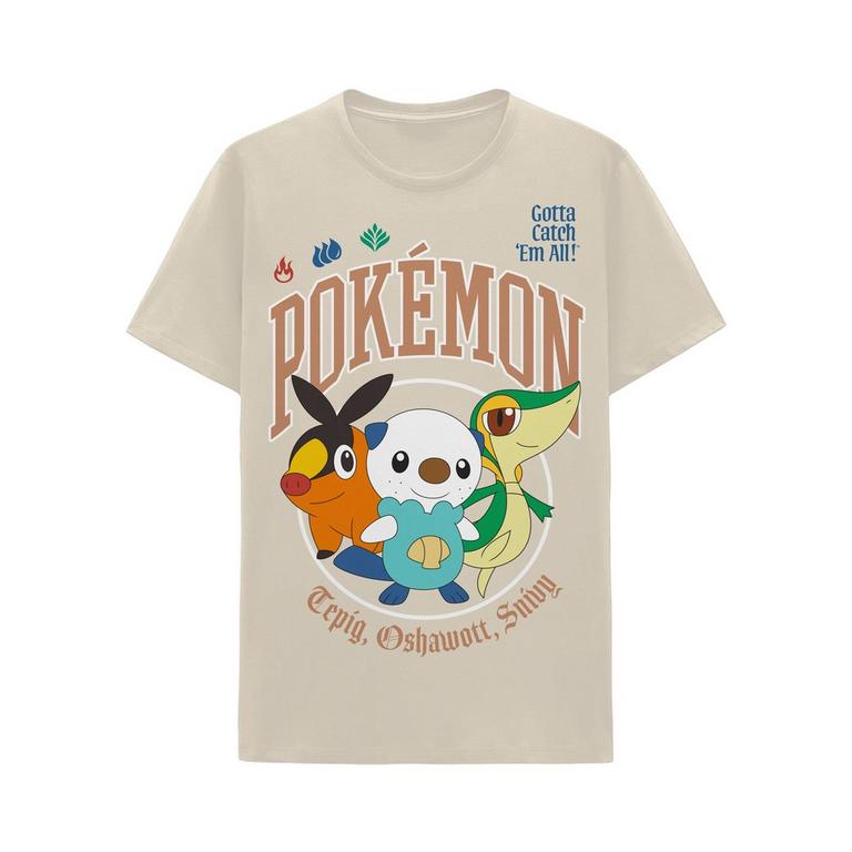 Pokemon Unova Starters Graphic T-Shirt GameStop Exclusive