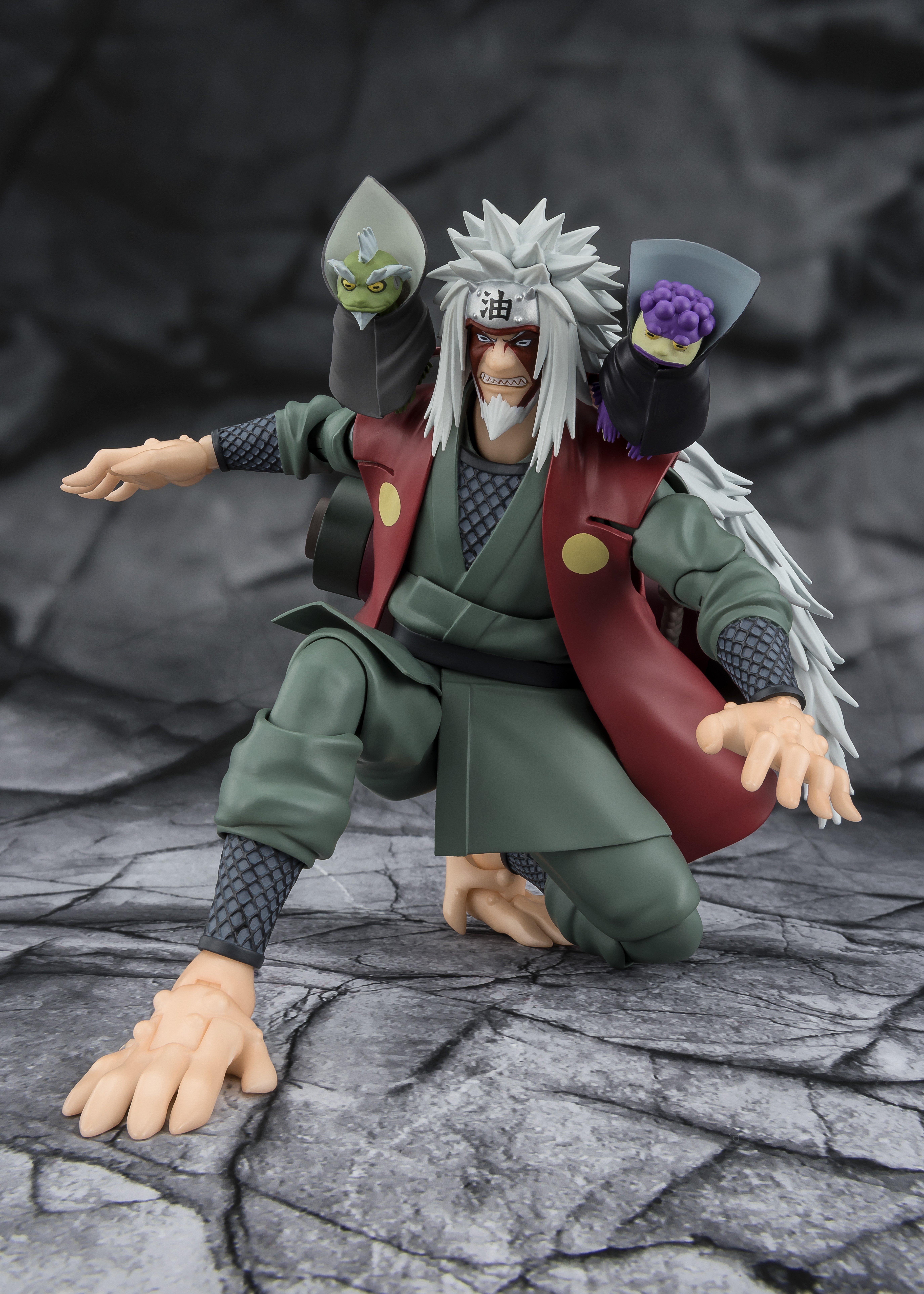 Tamashii Nations S.H.Figuarts Naruto Jiraiya Hidden Leaf Heroic Master Sage- (Sage Mode Set)