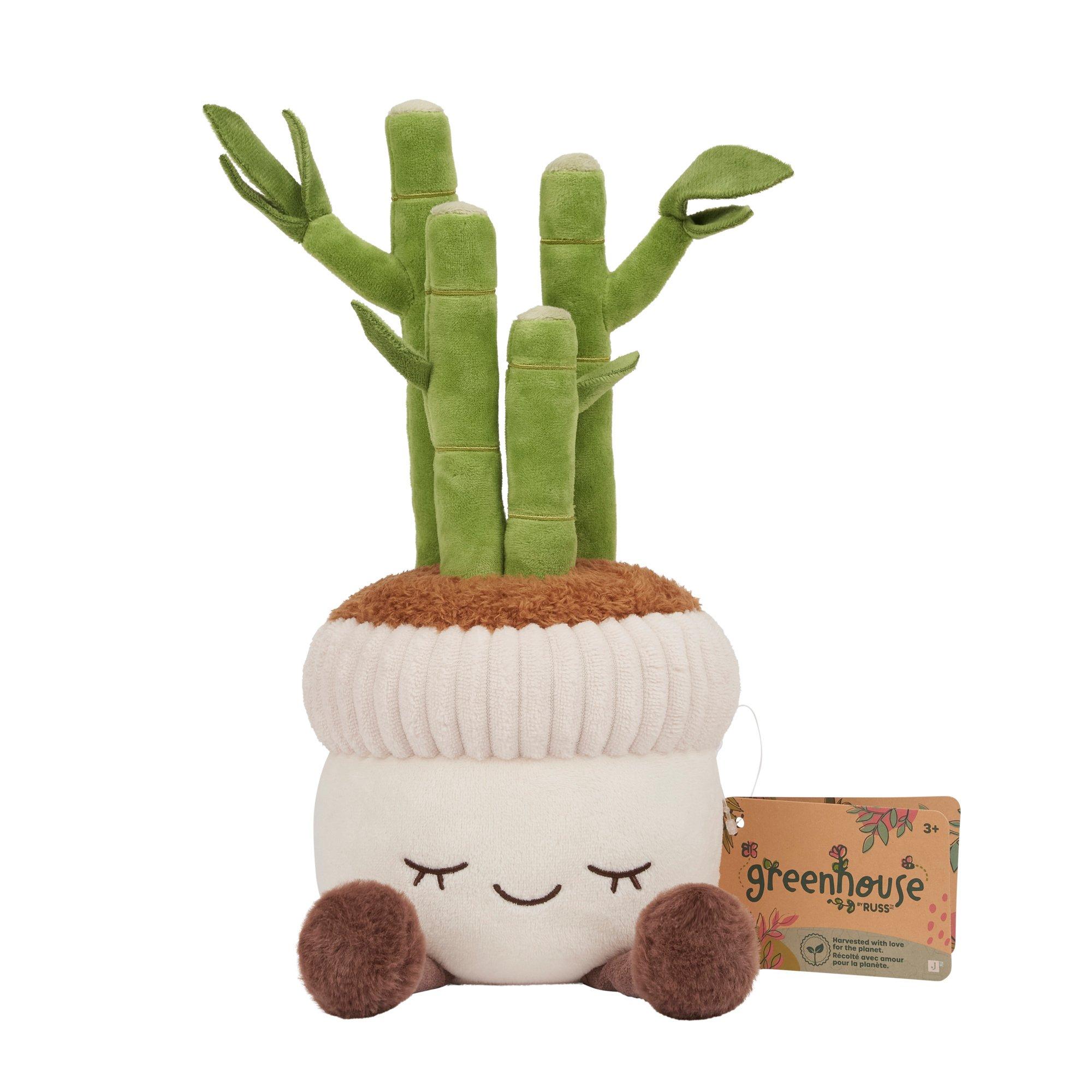Jazwares Greenhouse by Russ Bamboo Green Pot 12-in Plush | GameStop