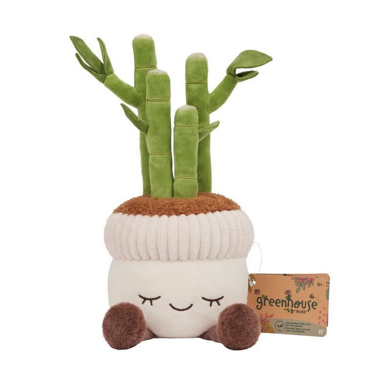 Jazwares Greenhouse by Russ Bamboo Green Pot 12-in Plush