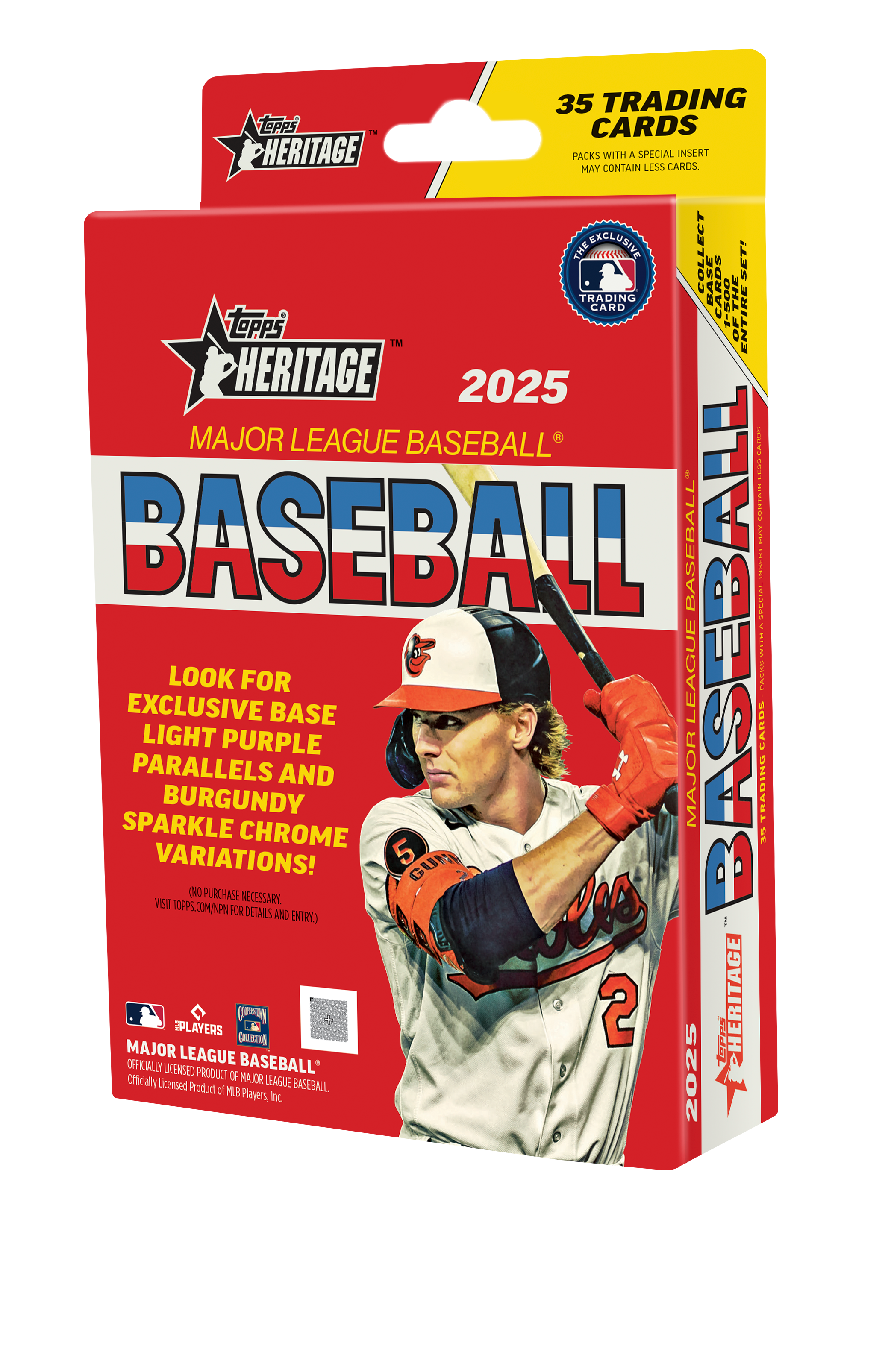 topps heritage 2025 rare cards 2025 Topps MLB Heritage Baseball Hobby Box main image 1