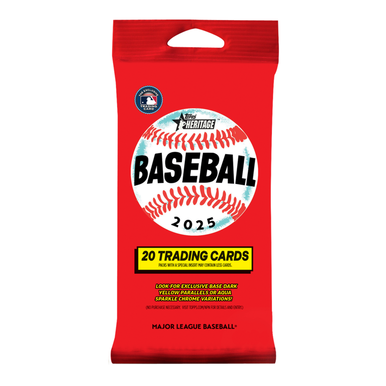 2025 Topps Heritage MLB Baseball Fat Pack (20-Pack) | GameStop
