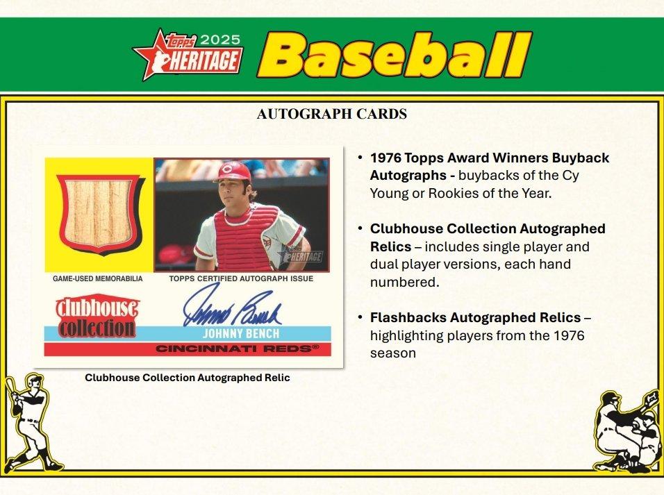 2025 Topps Heritage MLB Baseball Fat Pack (20-Pack)