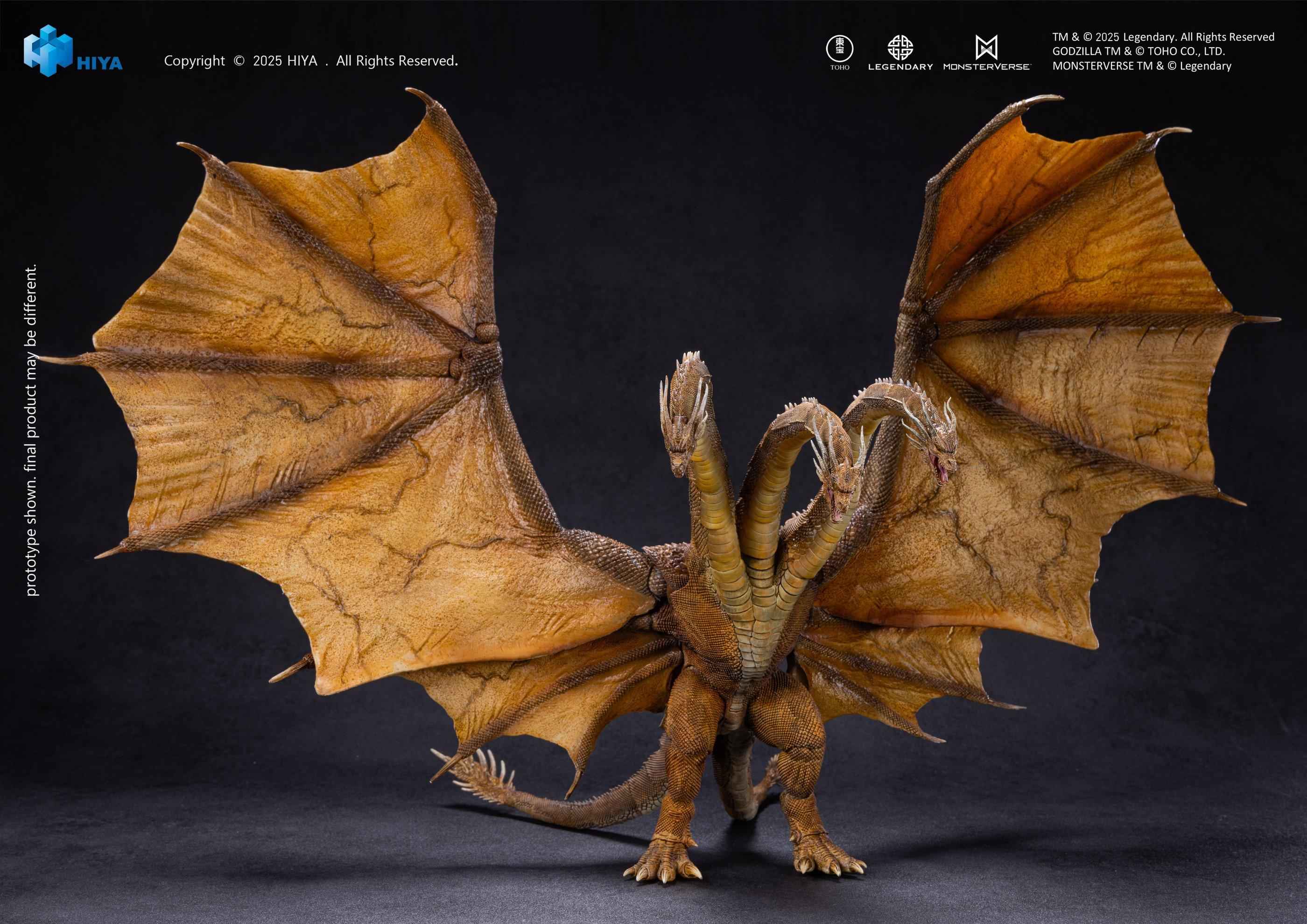 Hiya Toys Godzilla King of the Monsters Exquisite Basic King Ghidorah 2.0 PX Action Figure