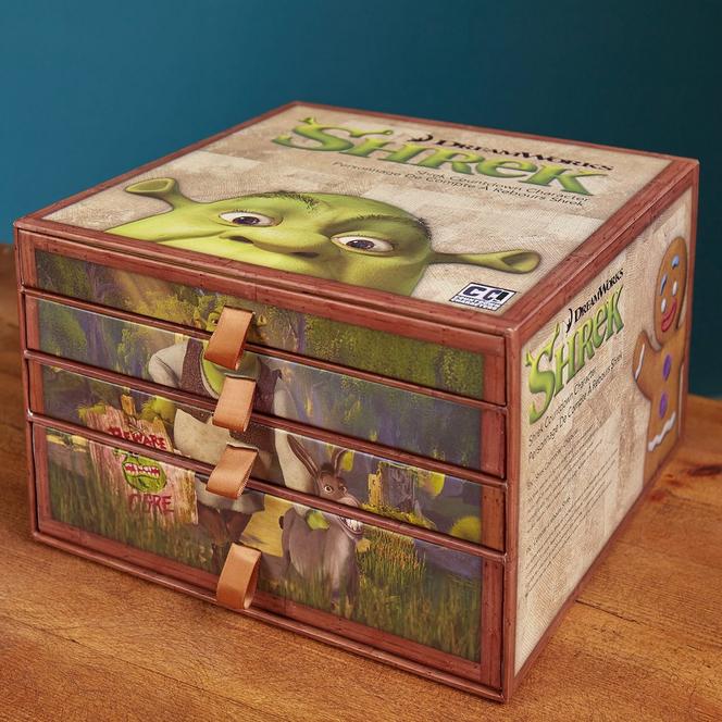 shrek booster box friendly cardboard box featuring the Shrek logo Opening 36 Shrek 2 Booster