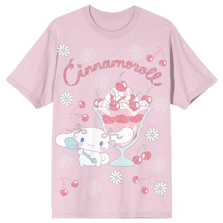 Sanrio Cinnamoroll Glitter Sundae Graphic Unisex T-Shirt GameStop Exclusive