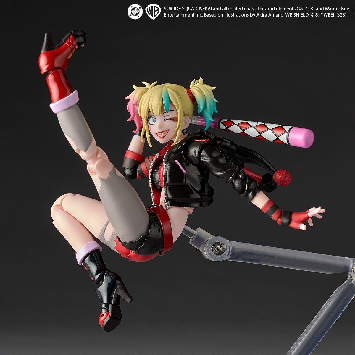 Revoltech Amazing Yamaguchi Harley Quinn Suicide Squad Isekai 8.6-in Action Figure