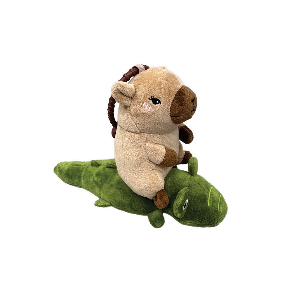 Geeknet Capy Buddies Plush Pull and Rumble No Fear to the Crocodile GameStop Exclusive