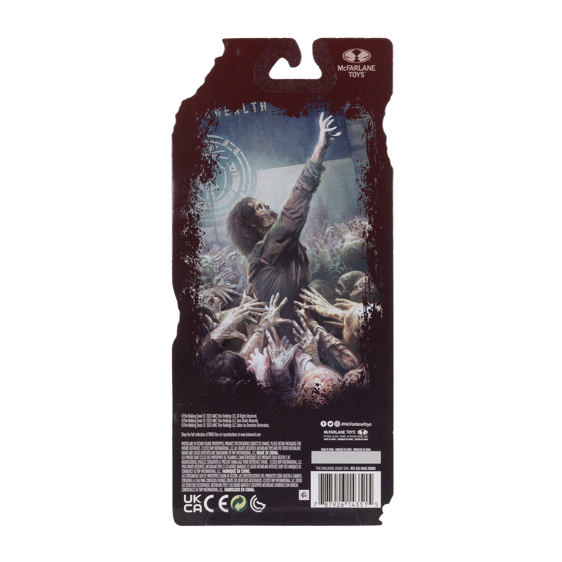 McFarlane Toys The Walking Dead Gas Mask Zombie 5-in Figure