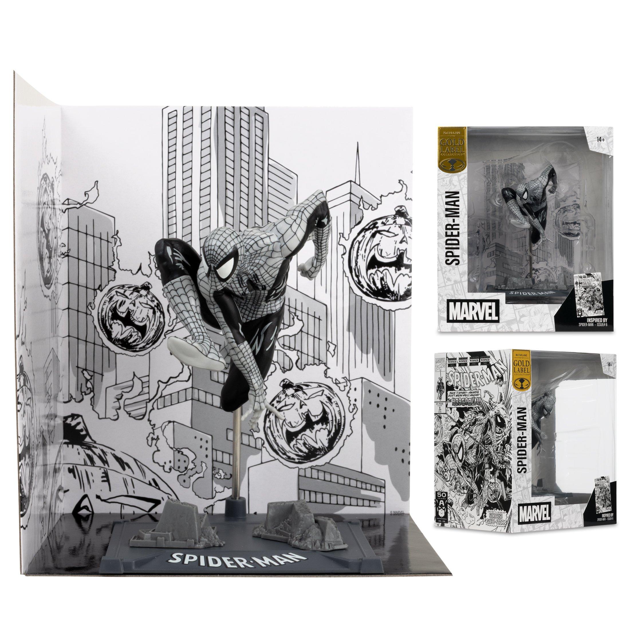McFarlane Toys Gold Label Collection Marvel Spider-Man (Issue 6) 1:10th Figure GameStop Exclusive