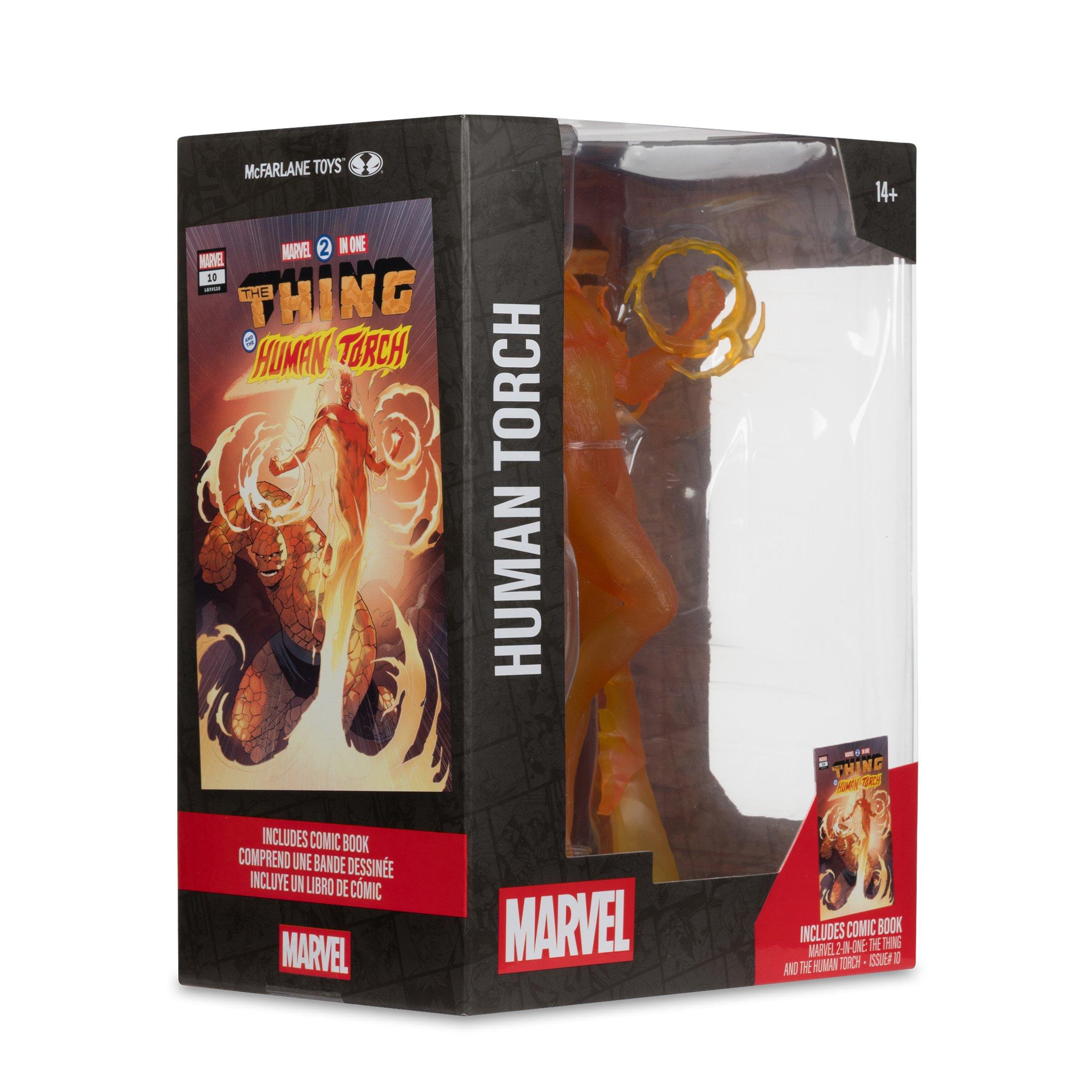 McFarlane Toys Marvel Collection Human Torch (issue 10) 1:6th Scale Figure