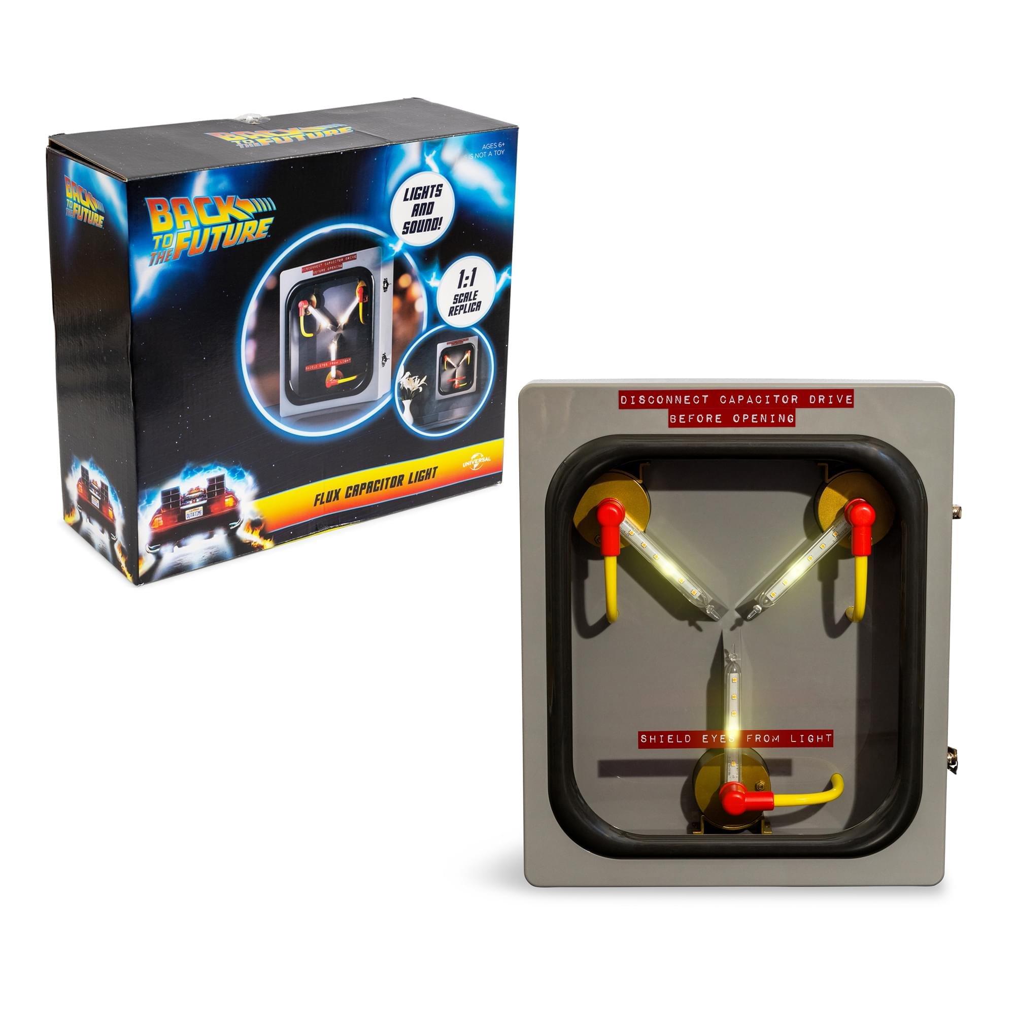 REAL⇔FAKE Huddle Up Back To The Future Life-Size Flux Capacitor Replica 12-in
