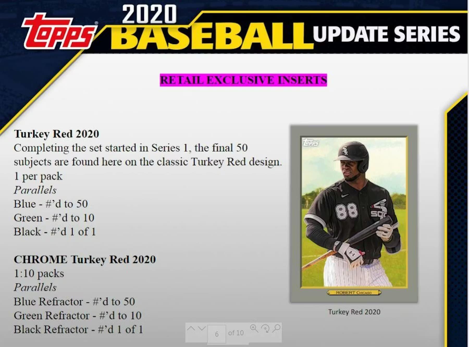 2020 Topps Update Baseball Fat Pack
