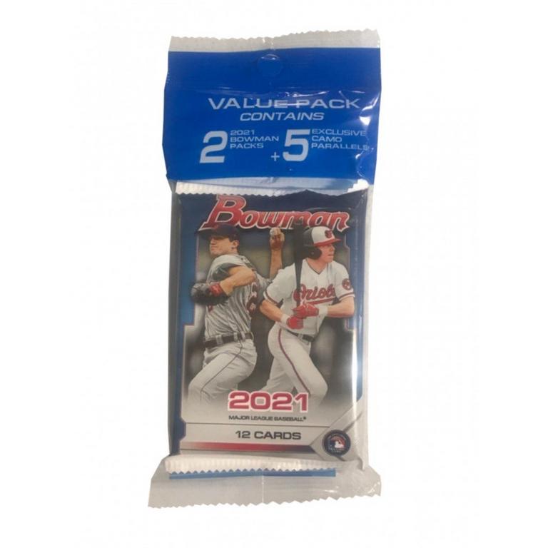 2021 Bowman MLB Baseball Value Pack (12-Cards) | GameStop