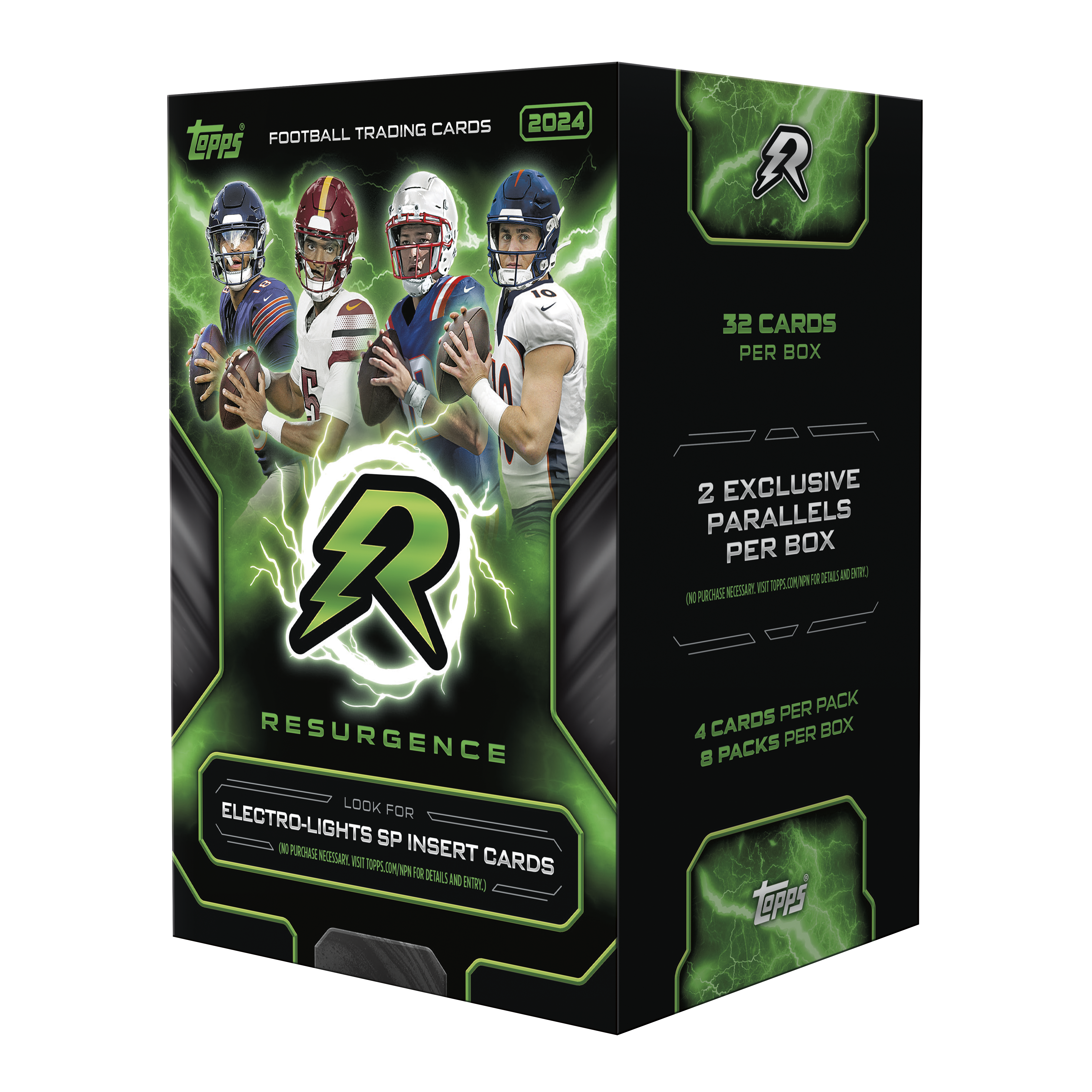 2024 Topps NFL Resurgence Football Value Box (8 Packs)