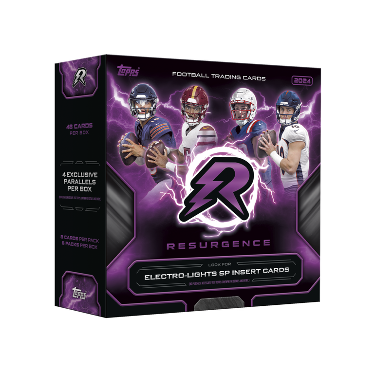 2024 Topps NFL Resurgence Football Mega Box (6 Packs)