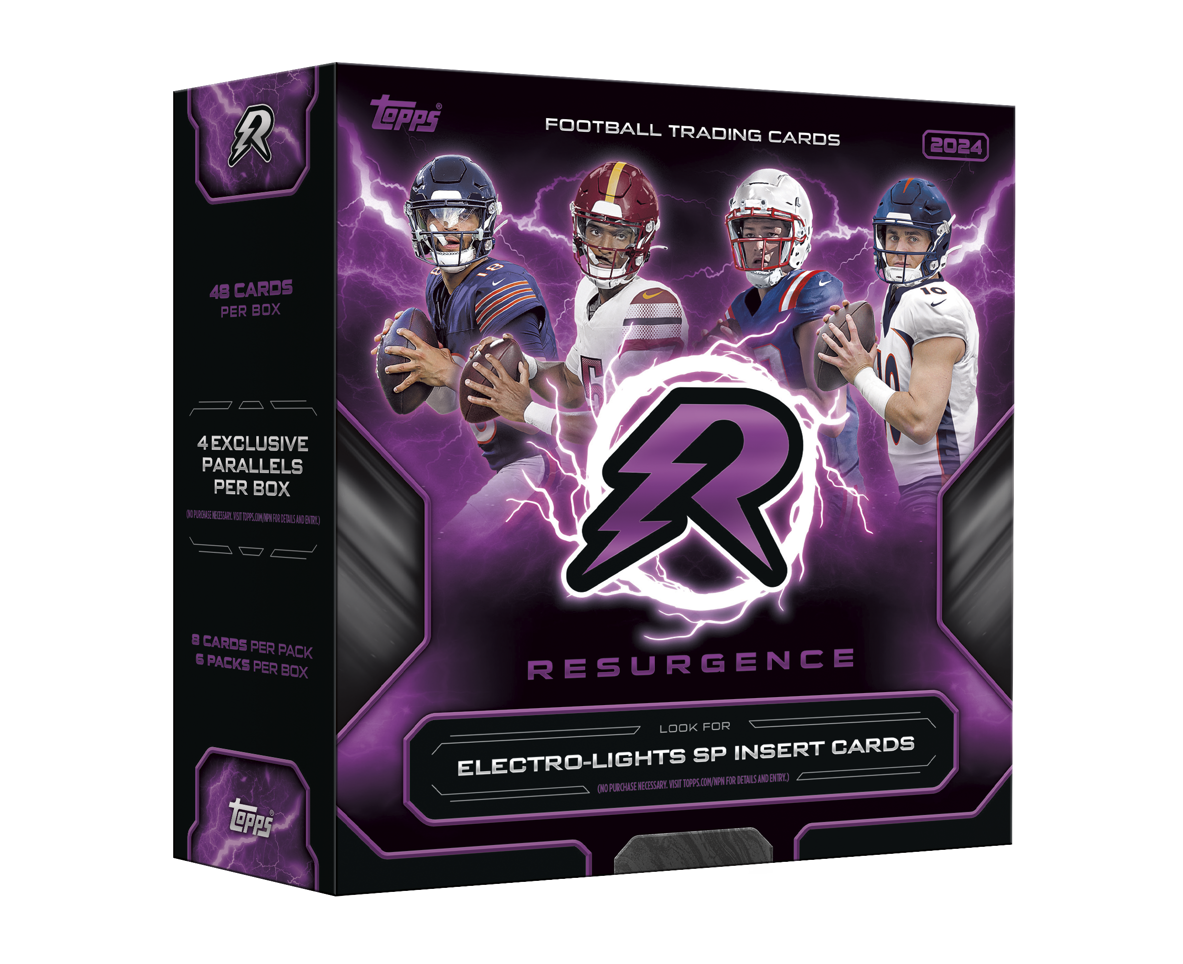2024 Topps Resurgence NFL Football Mega Box (6 Packs)