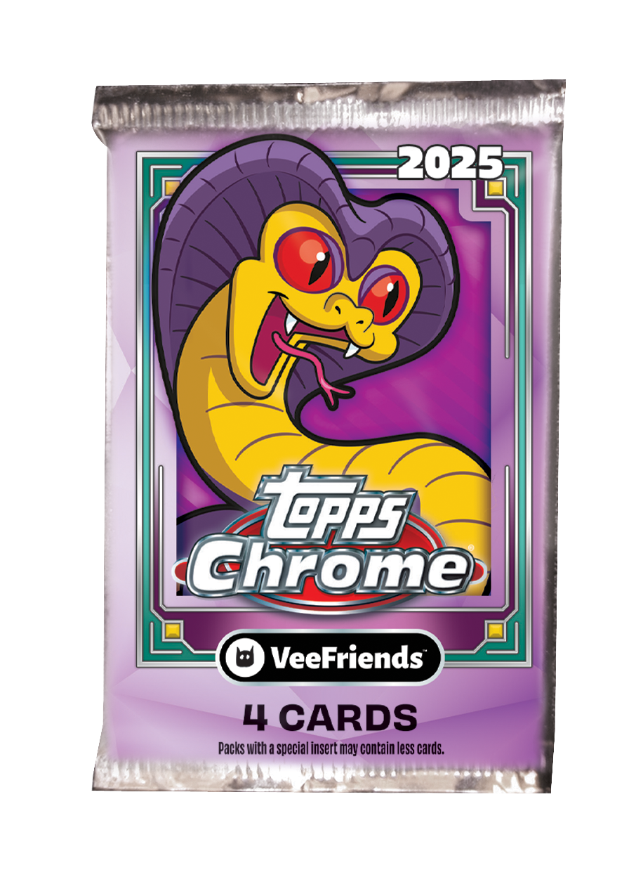 2025 Topps Chrome VeeFriends Value Box (8 Packs)