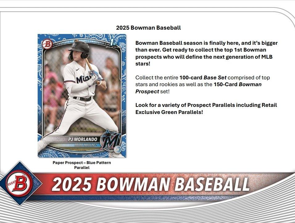 2025 Bowman MLB Baseball Mega Box | GameStop