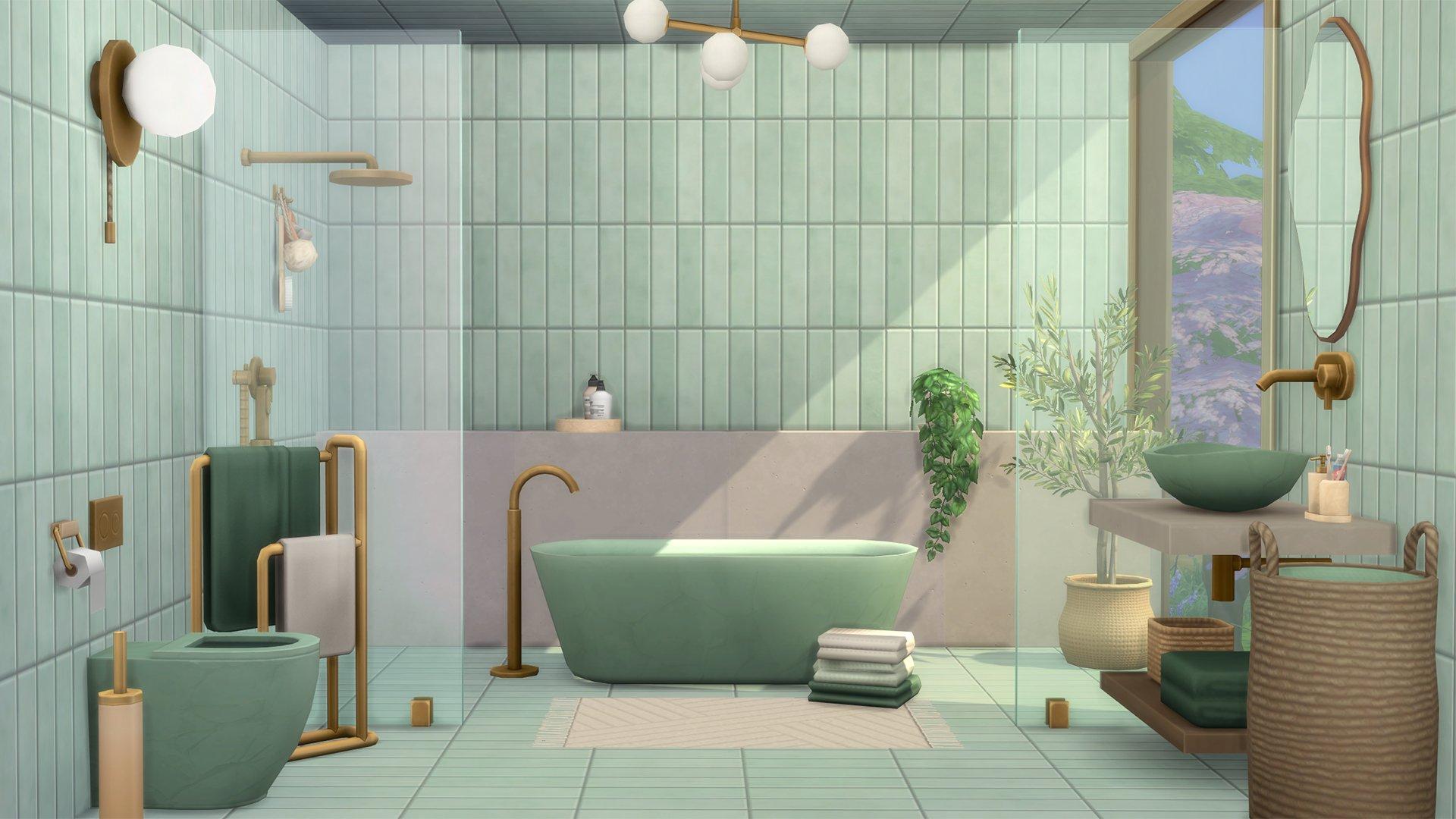 The Sims 4 Sleek Bathroom Kit - PC EA app