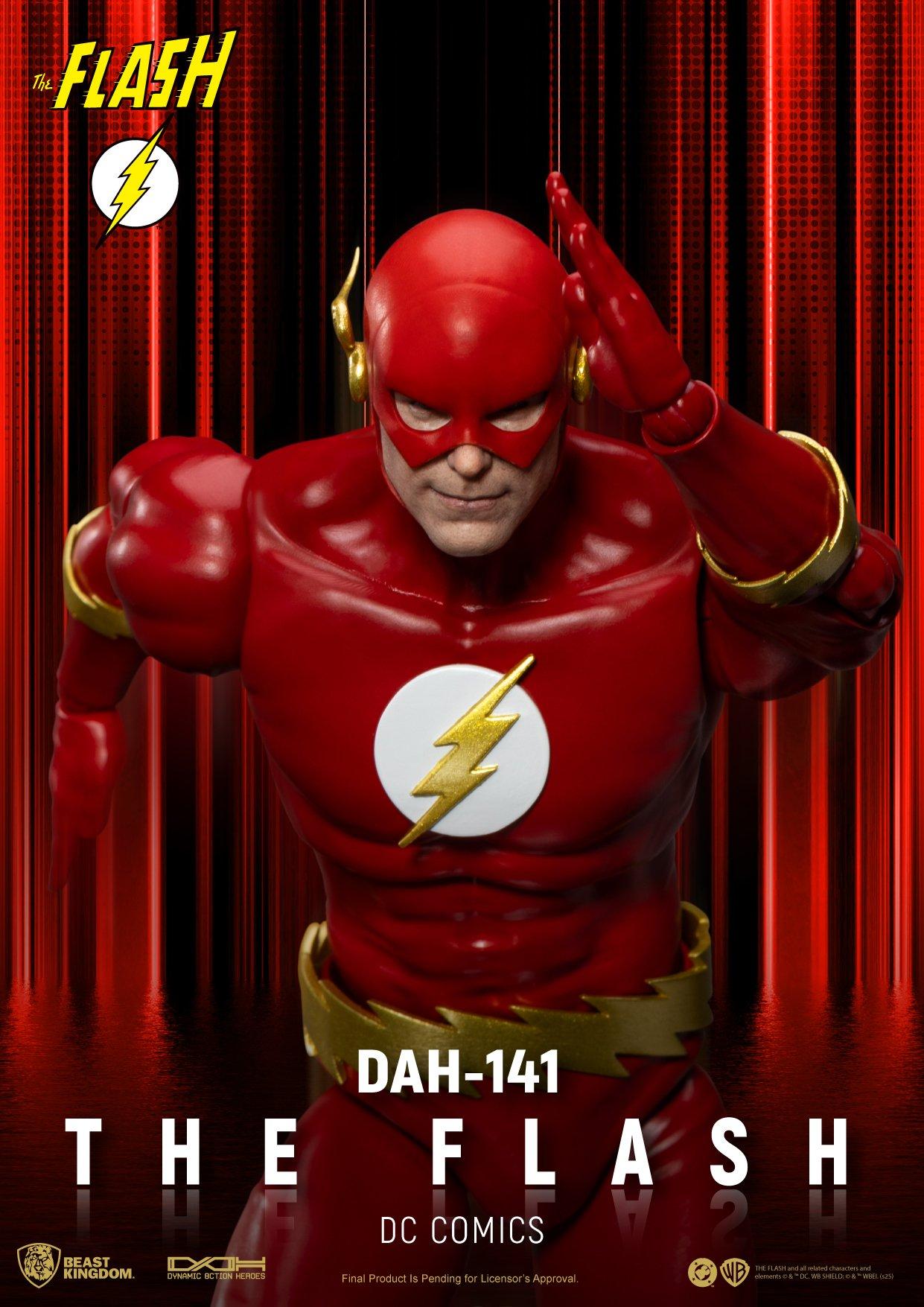 DC Comics DAH-141 Dynamic 8-CTION Flash 8-in Action Figure