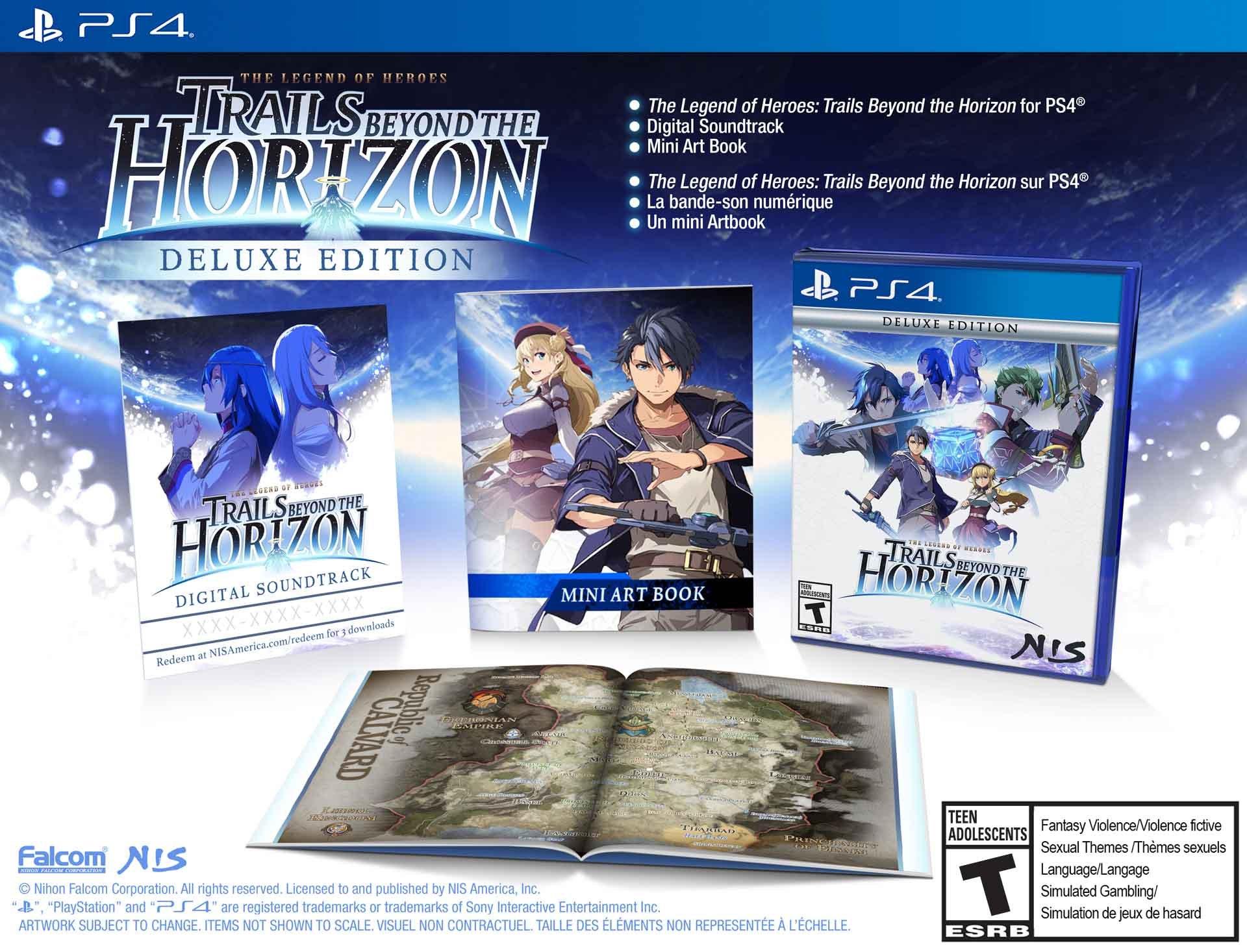 The Legend of Heroes: Trails beyond the Horizon Deluxe Edition - PlayStation 4