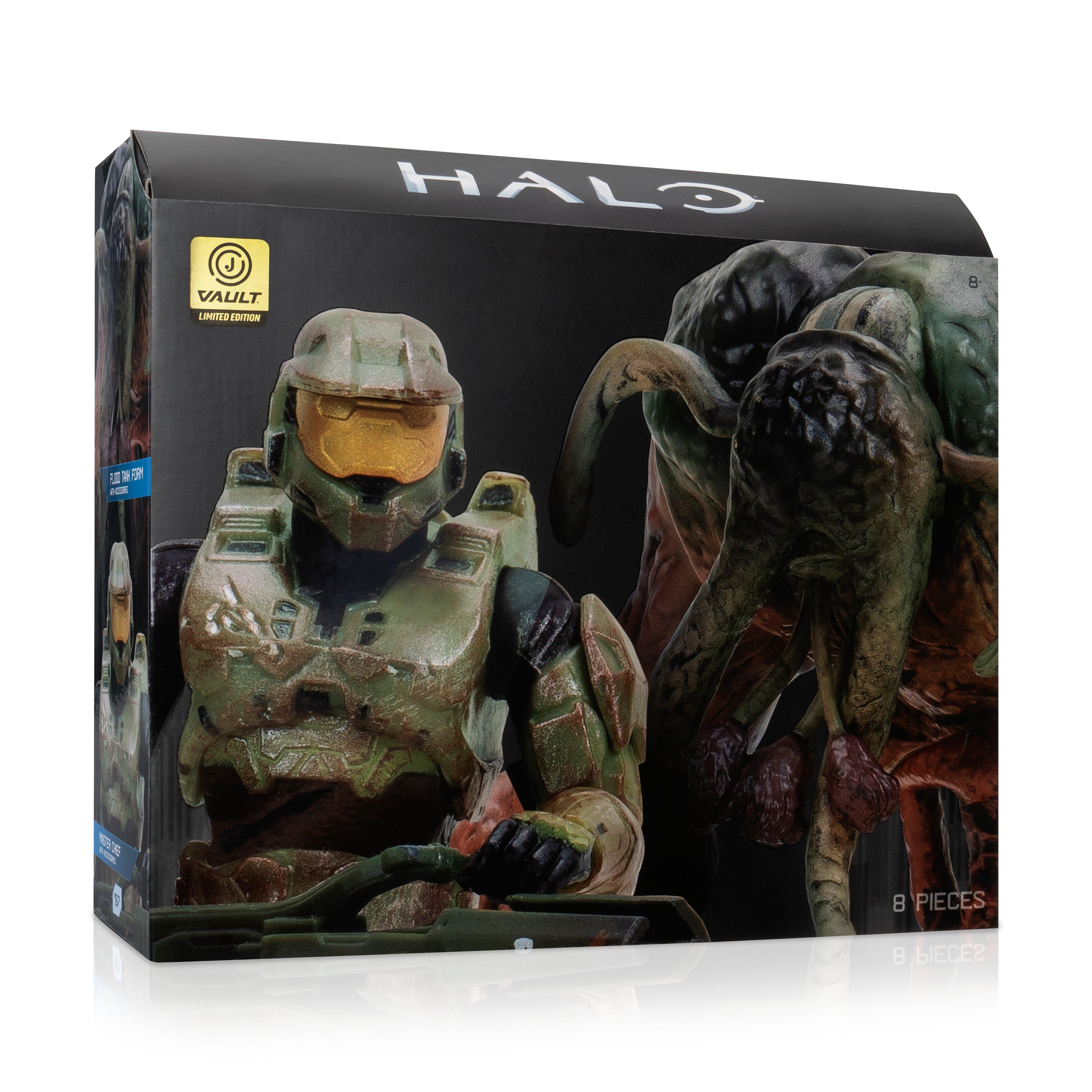 Jazwares Halo Master Chief vs. The Flood (Vault Edition) 4-in Figure Set