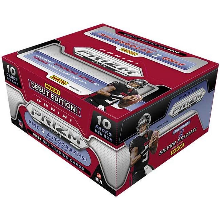2024 Panini NFL Prizm Deca Football Hobby Box - 10 Packs