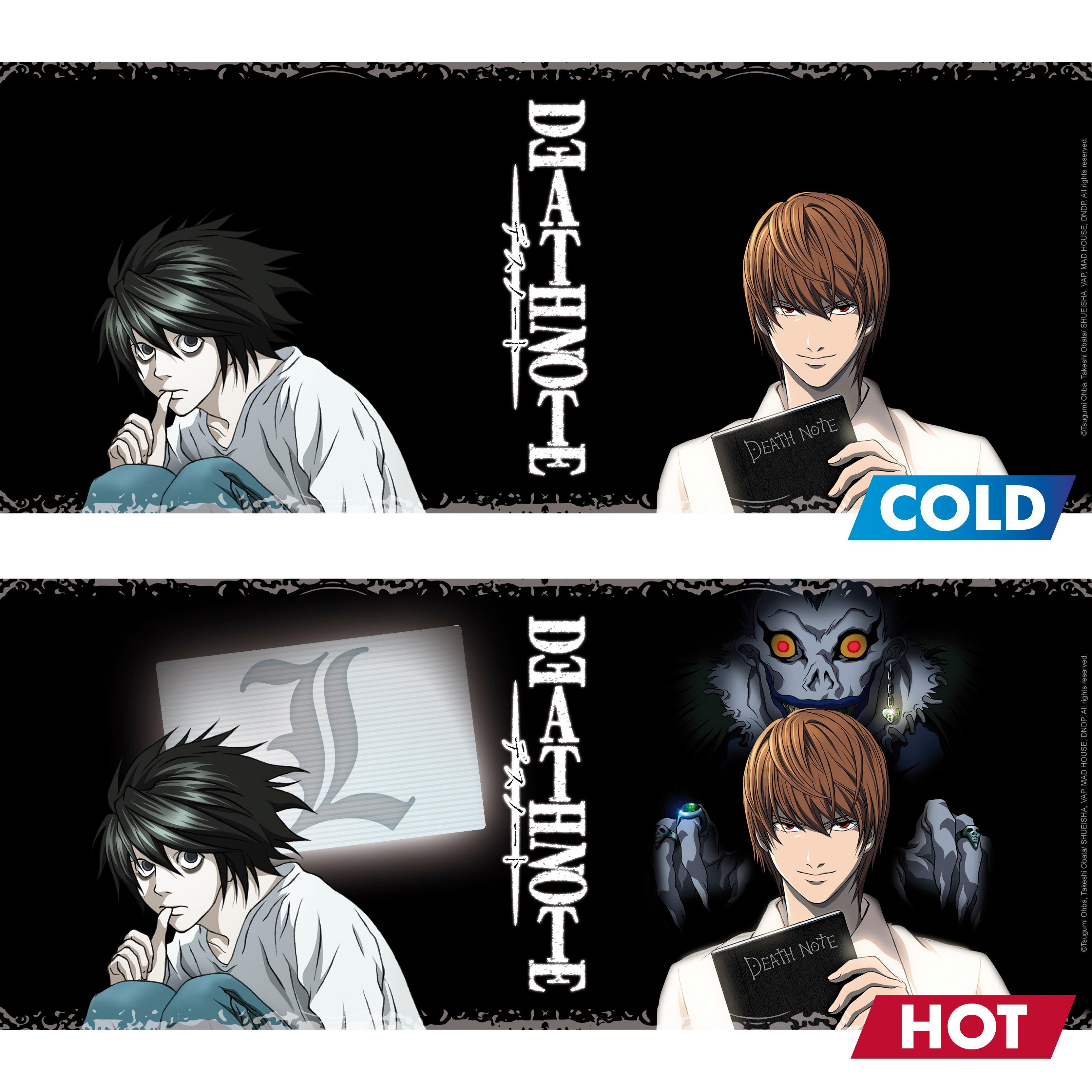 ABYstyle Death Note Kira and L 16oz Heat Change Coffee Mug