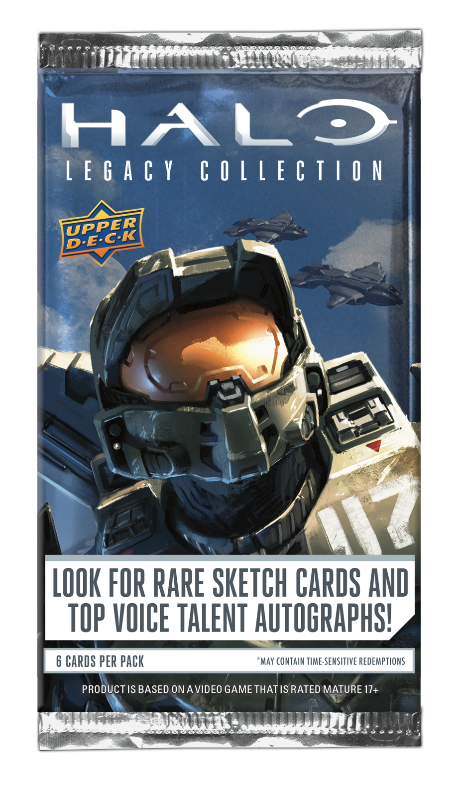 Upper Deck Halo Trading Card Direct Hobby Box - 20 Packs