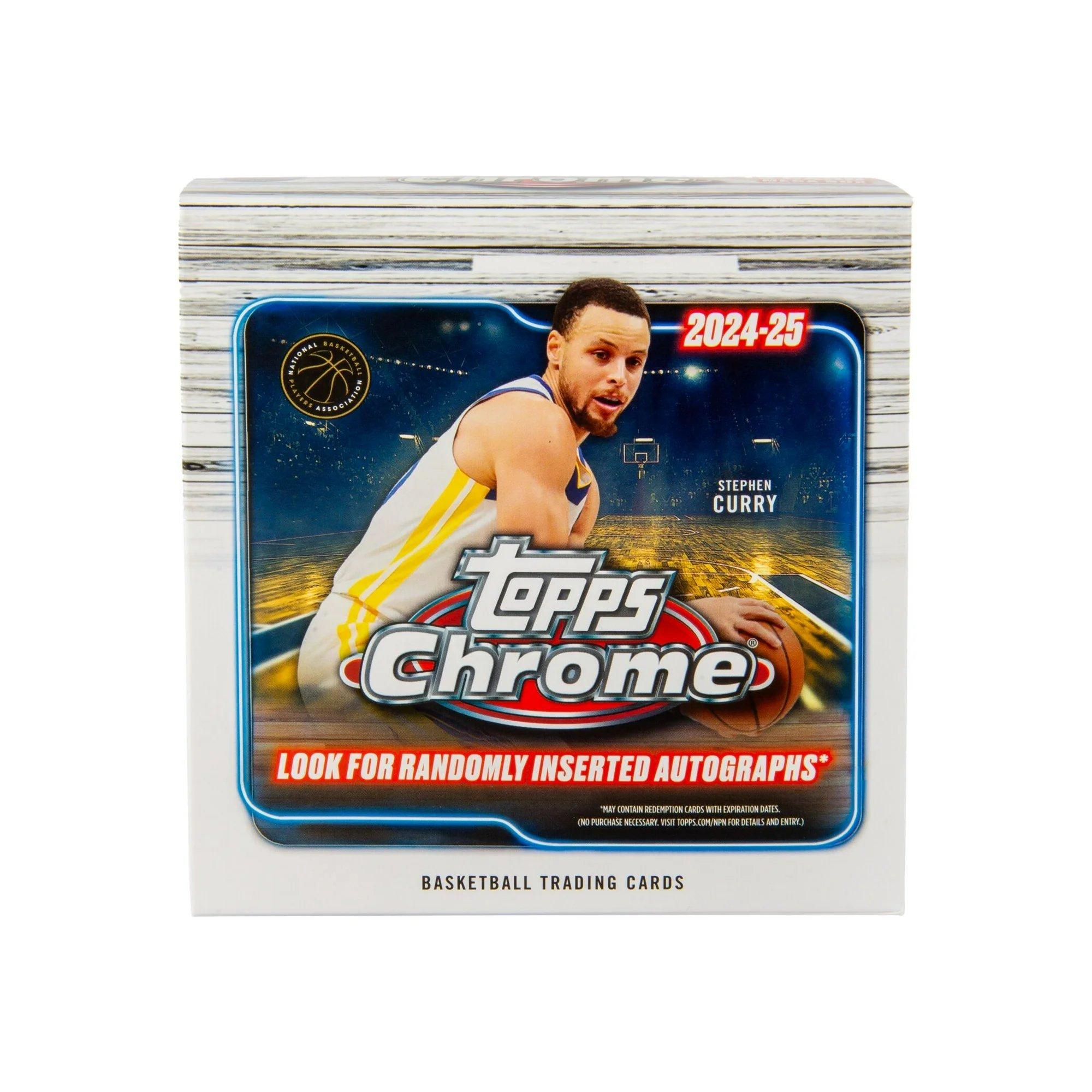 2024-25 Topps Chrome NBA Basketball Mega Box