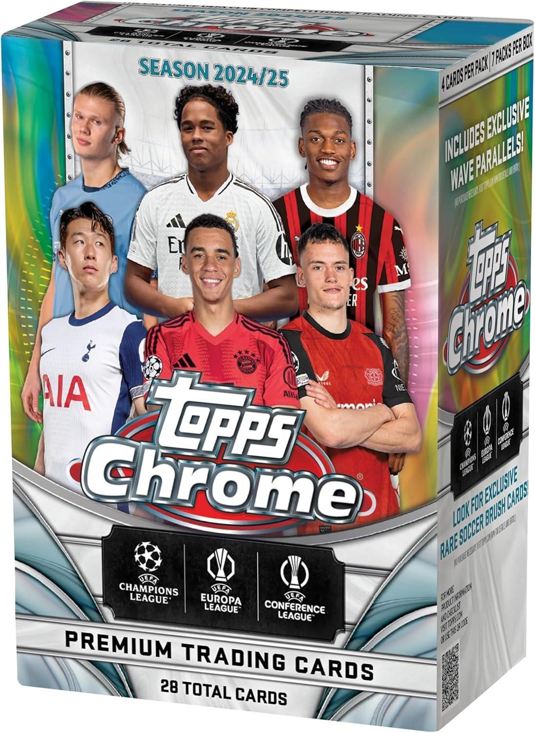 その他 TOPPS CHROME 2024-25 Topps Chrome UEFA Club Competitions Value Box | GameStop